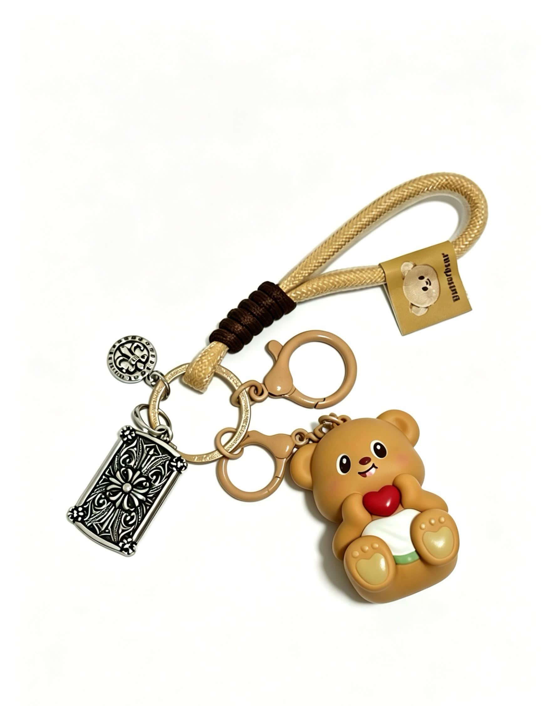 Chrome Hearts Chore Chorts Bear Keychain